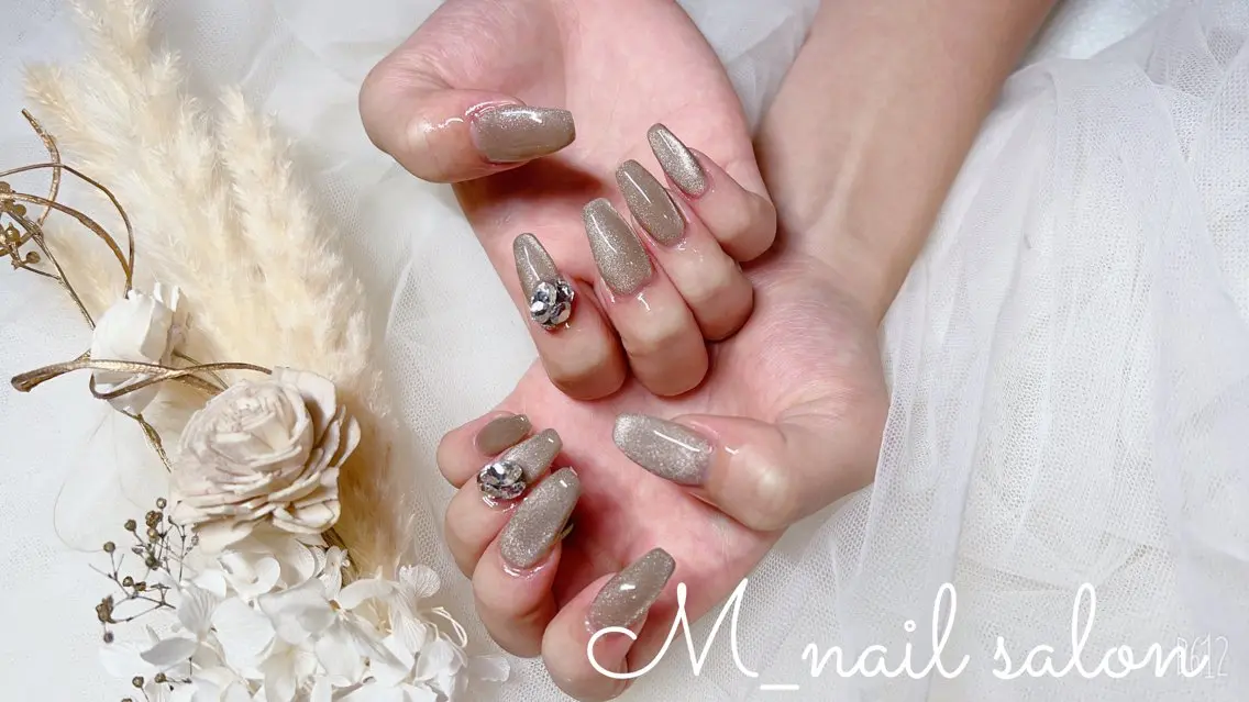 ネイル シンプルネイル M_ nail salonのネイルデザイン
