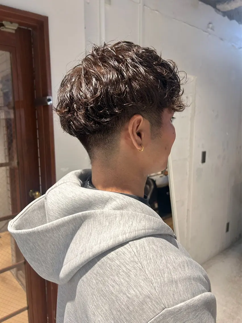 パーマ メンズ メンズパーマ カットモデル募集中 🪐✩ 大久保 那奈のヘアスタイル