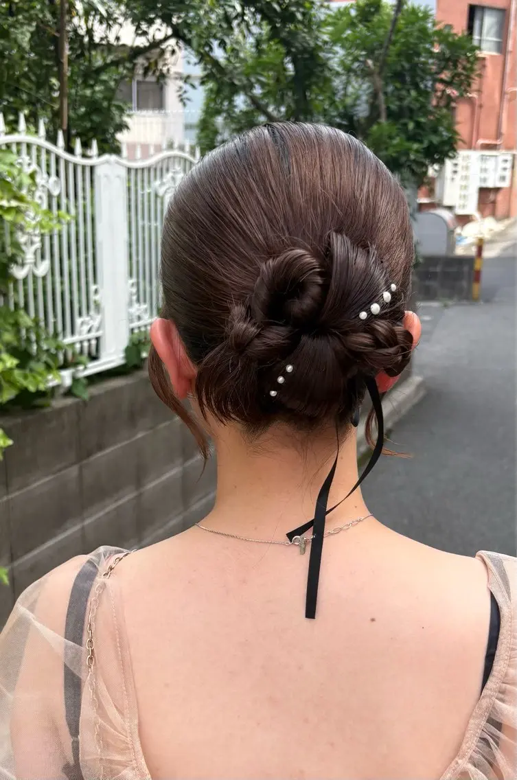 ヘアアレンジ ヘアセット 🫧suzuno 🫧ブリーチ強化のヘアスタイル