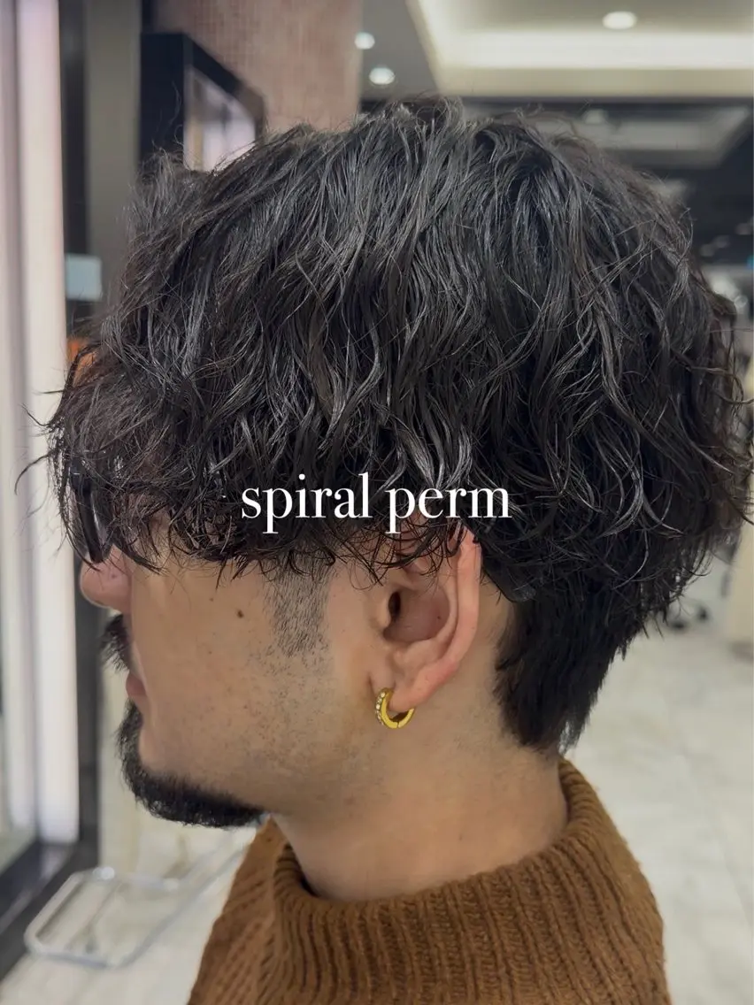 メンズ カット パーマ 🇬🇧メンズ特化/ 毛流れ特化ren🎸のヘアスタイル