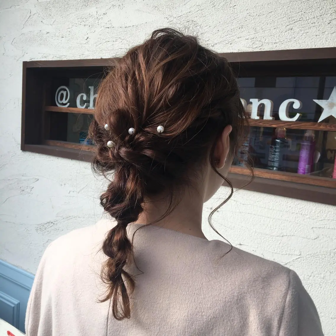 ミディアム ヘアアレンジ garden HAIR 優月のヘアスタイル