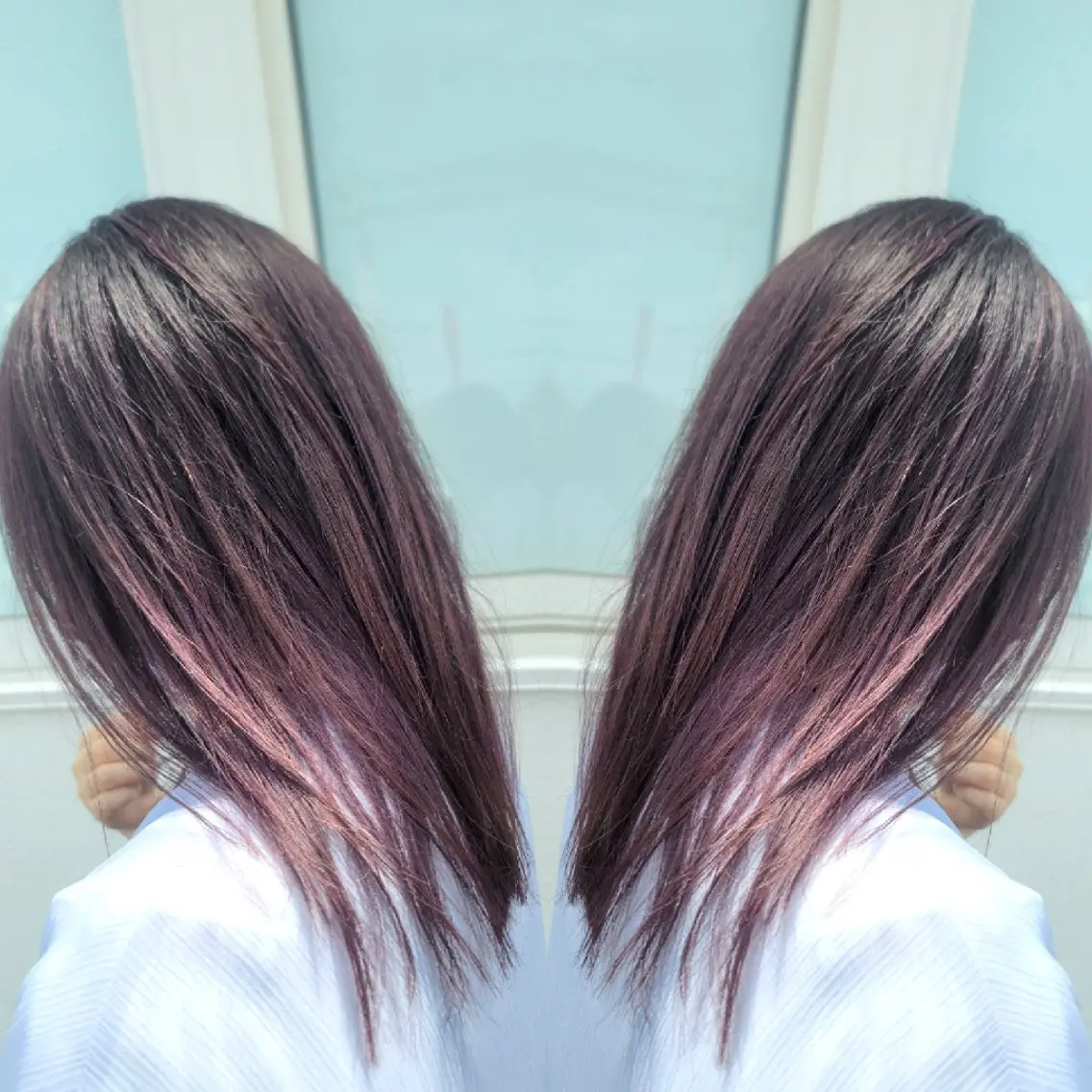 カット✂️➕️🌈髪質改善カラー🌈イルミナorアディクシー➕️TOKIO⑤stepトリートメント☀➕️ナノスチーム💧の写真
