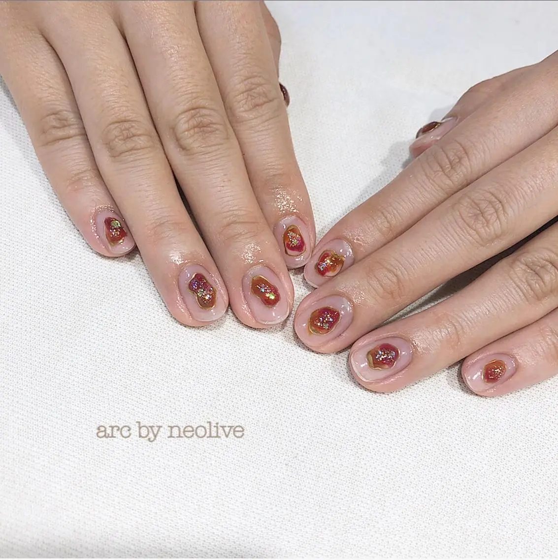 ネイル ニュアンスネイル rina eye&nailのマツエク・マツパデザイン