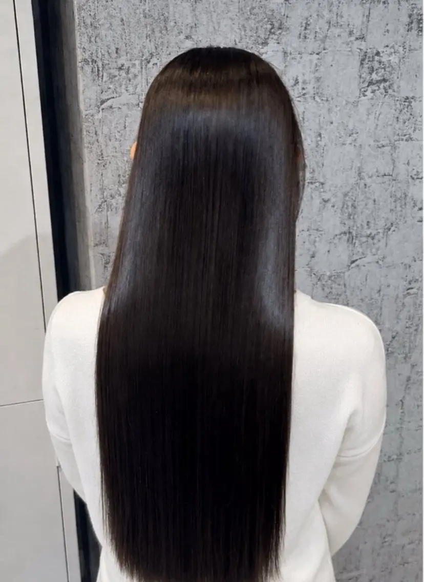 ロング カラー 縮毛矯正 ✨髪質改善カラー✨ ななみのヘアスタイル
