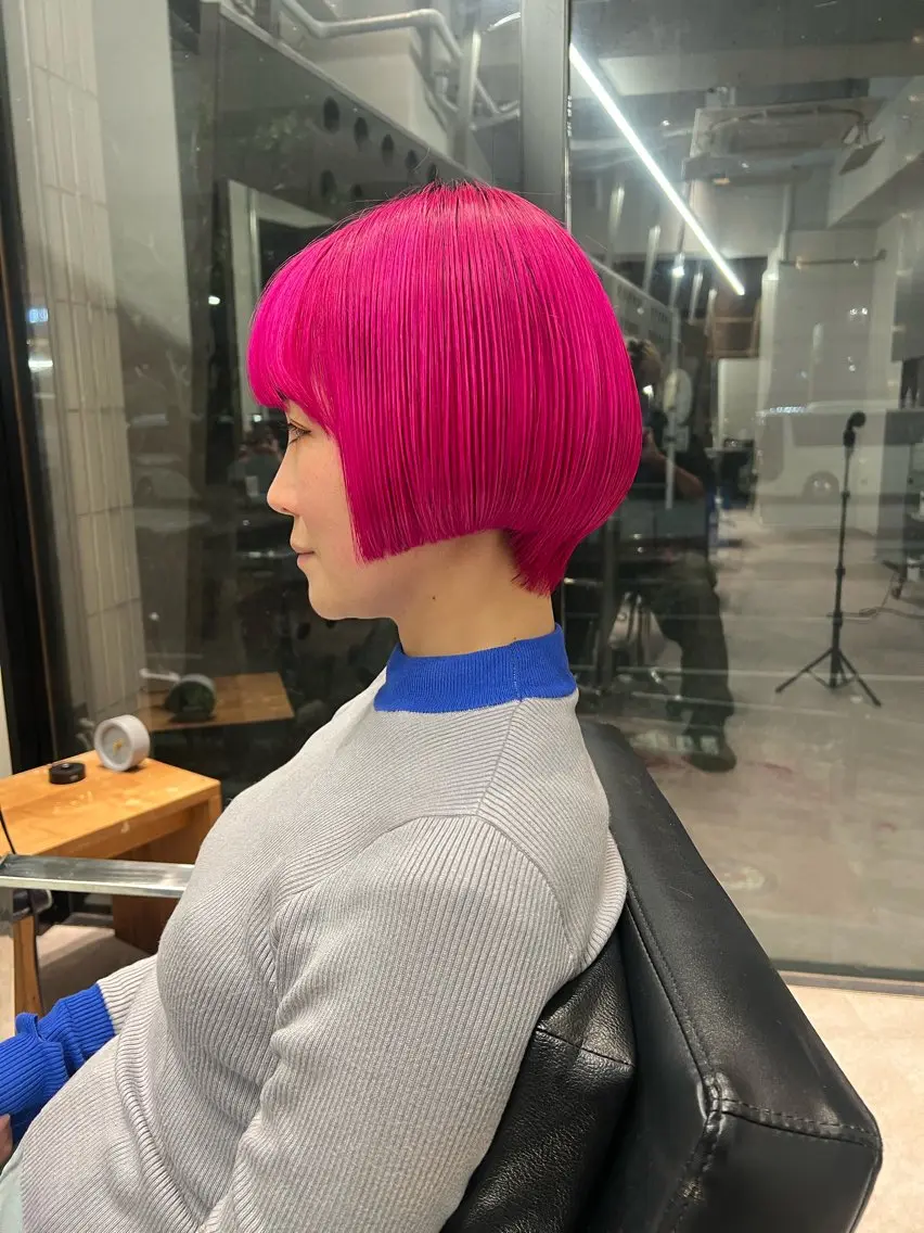ショート ボブ カット 堀江 /木下椋麻のヘアスタイル
