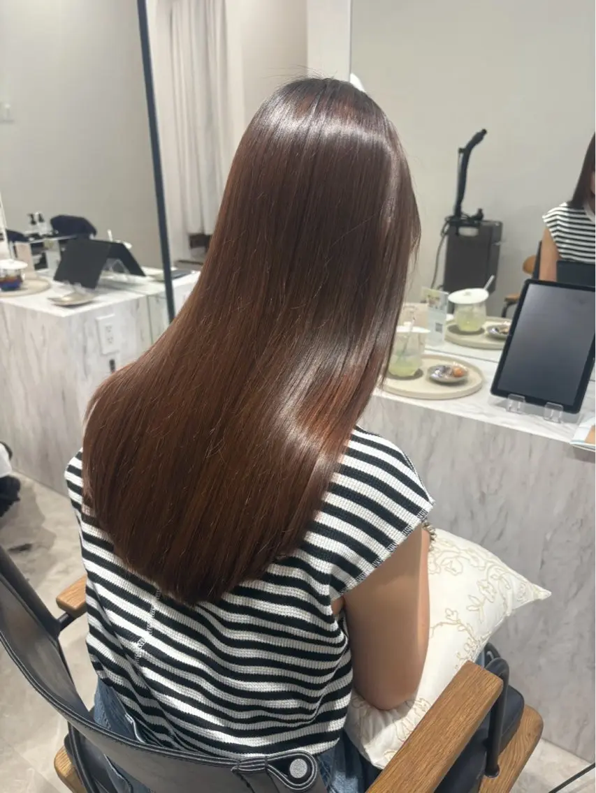 ロング 髪質改善 トリートメント トリートメント 古堅 一正のヘアスタイル