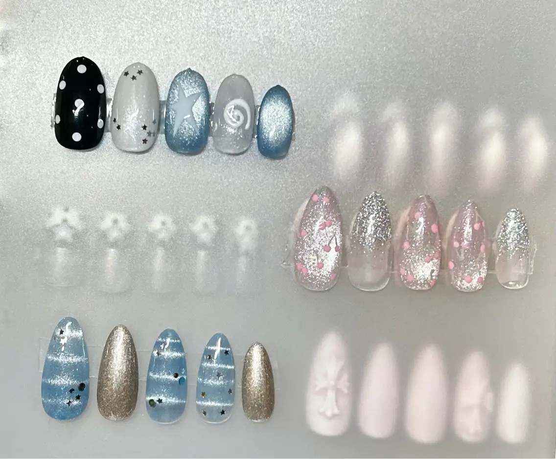 ハンドネイル👽🌟ミニモ限定マグデザインメニュー《オフなし》モデル様募集中❕パーツ別料金🪽の写真