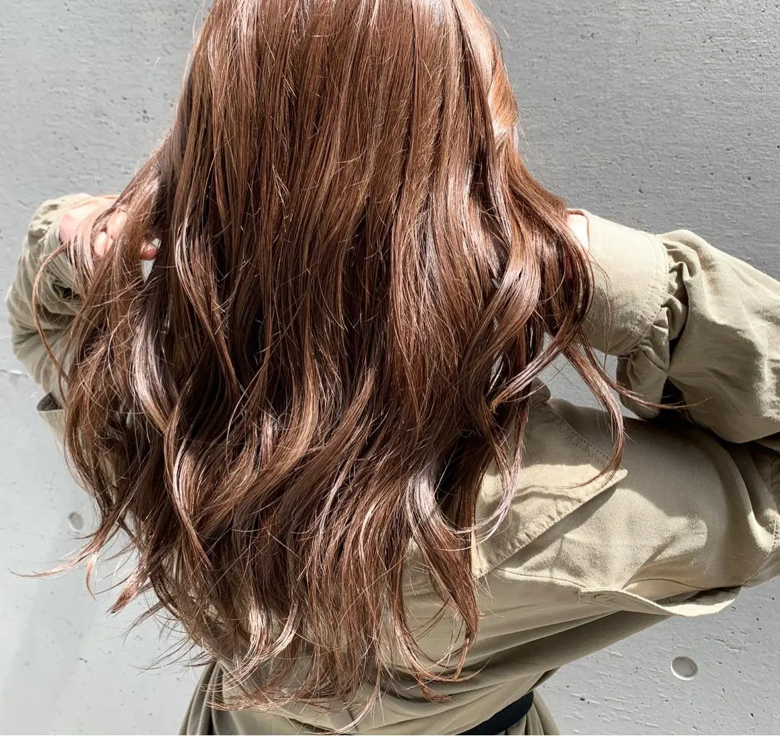 セミロング カラー パーマ ヘアアレンジ メンズ キッズ マツエク・マツパ ベージュカラー 田中 裕士のヘアスタイル