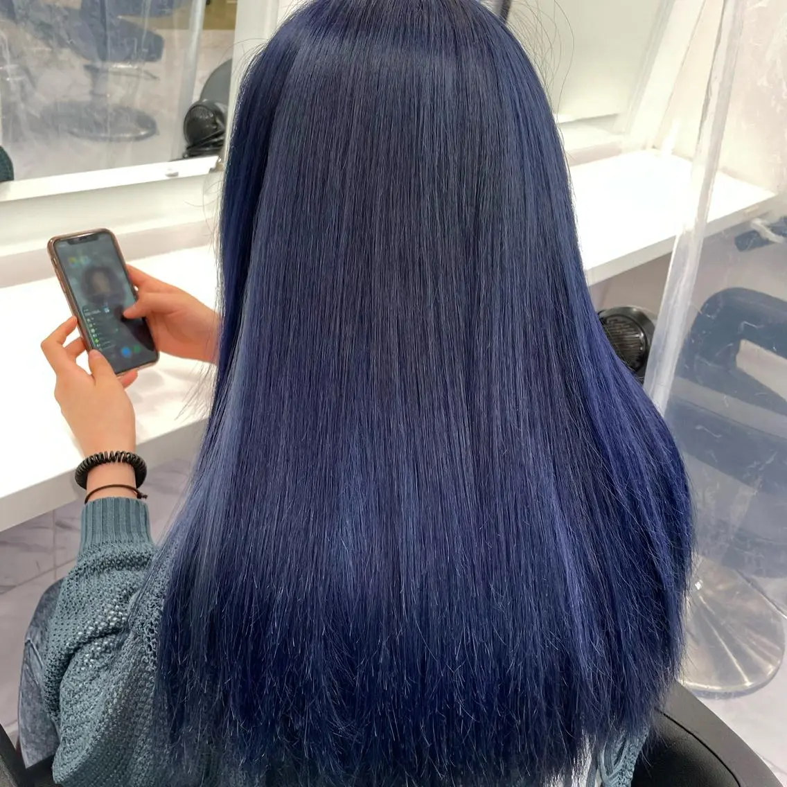 セミロング カラー *モデル募集🤍横浜 透明感カラー🫧のヘアスタイル