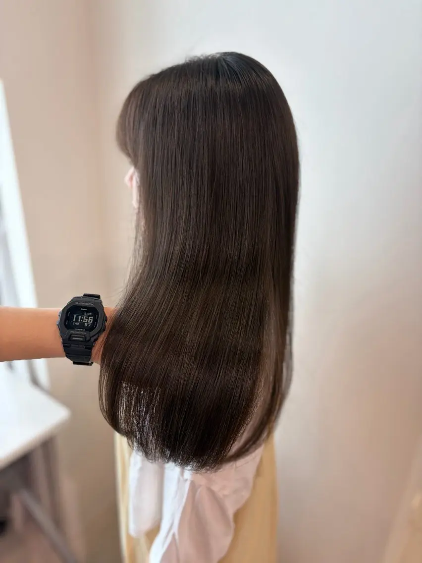 ロング カラー 藤社 烈のヘアスタイル