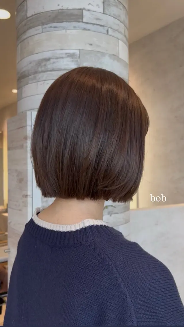 ショート ボブ 田中 千尋のヘアスタイル