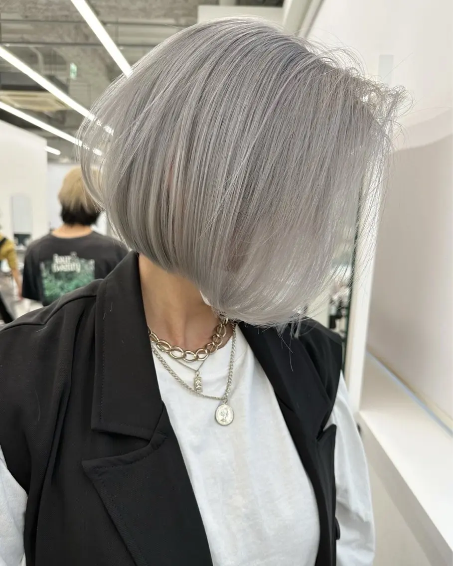 ショート カラー ヘアカラー 太田川/ハイトーン mamiのヘアスタイル