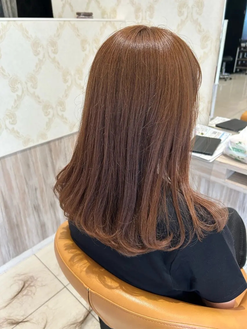 セミロング 横田 まおのヘアスタイル