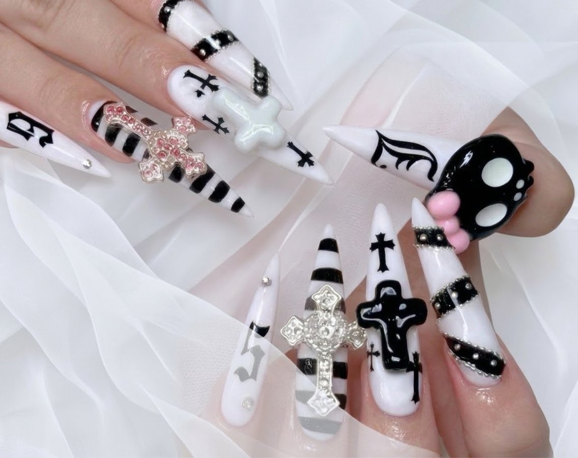 ロング 韓国風ヘア ロング ハンドネイル ハンドケア CHIBI NAIL SALON 船橋のネイルデザイン