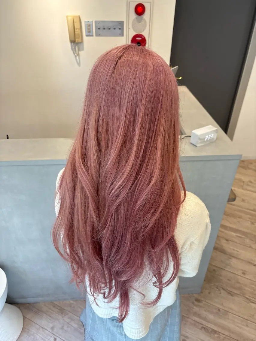 ロング ヘアカラー ケアブリーチ🌟 ♢WATARU♢のヘアスタイル