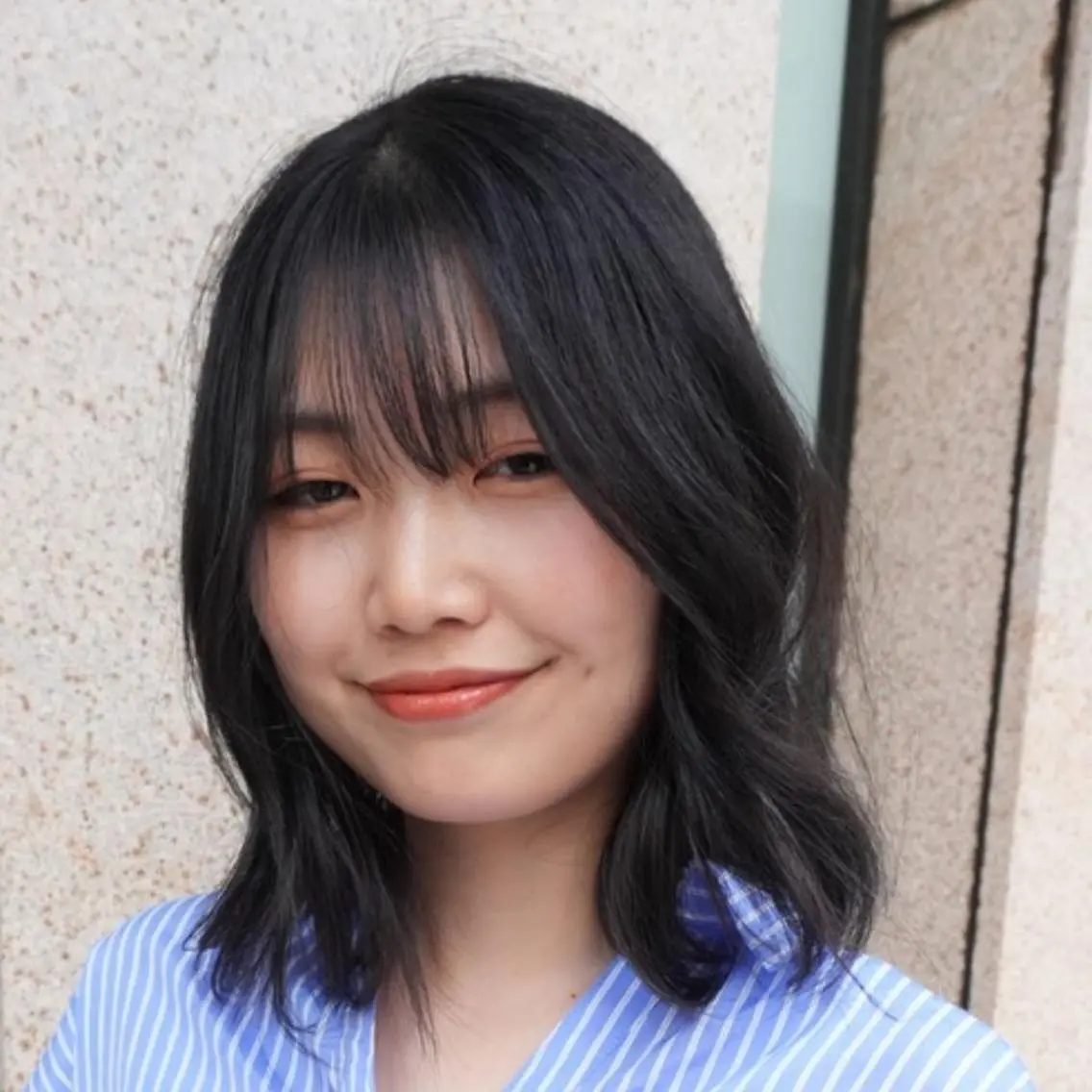 セミロング パーマ セミロングパーマ シースルーバング デジタルパーマ ❇️安達 優心❇️ レイヤー/艶髪特化のヘアスタイル