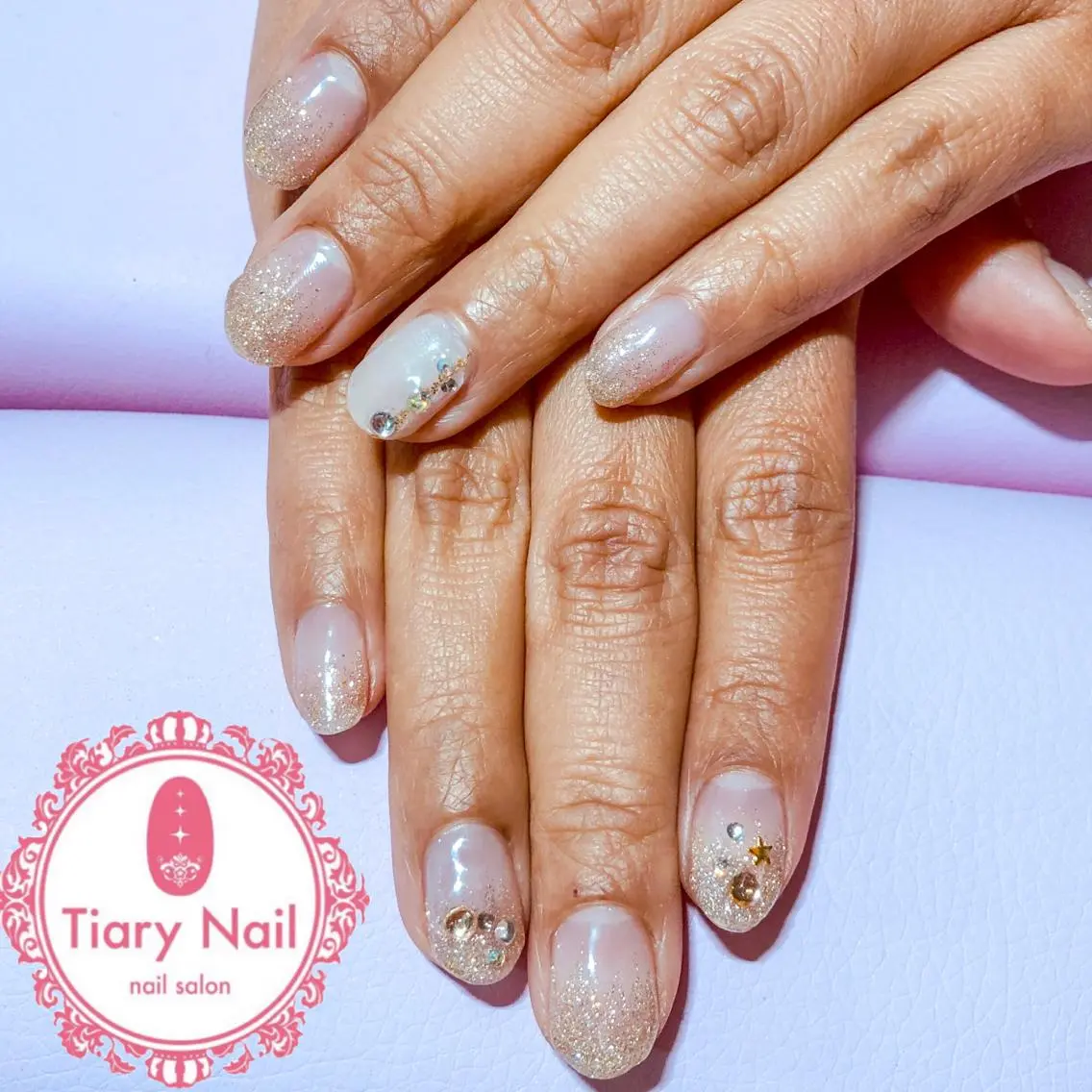 ネイル tiarynail K K🐼のネイルデザイン