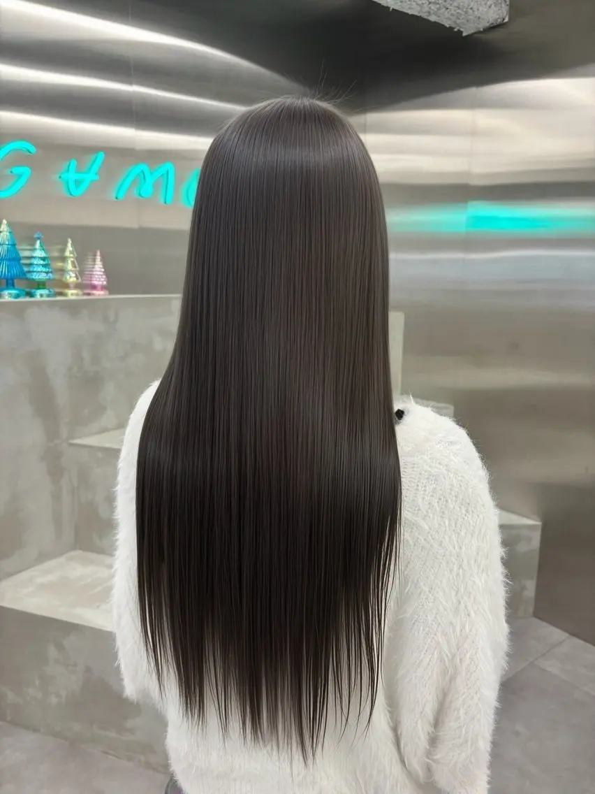セミロング カラー カット ヘアカラー 🧸🎀ブリーチ ‪栄🎀🧸かのんのヘアスタイル