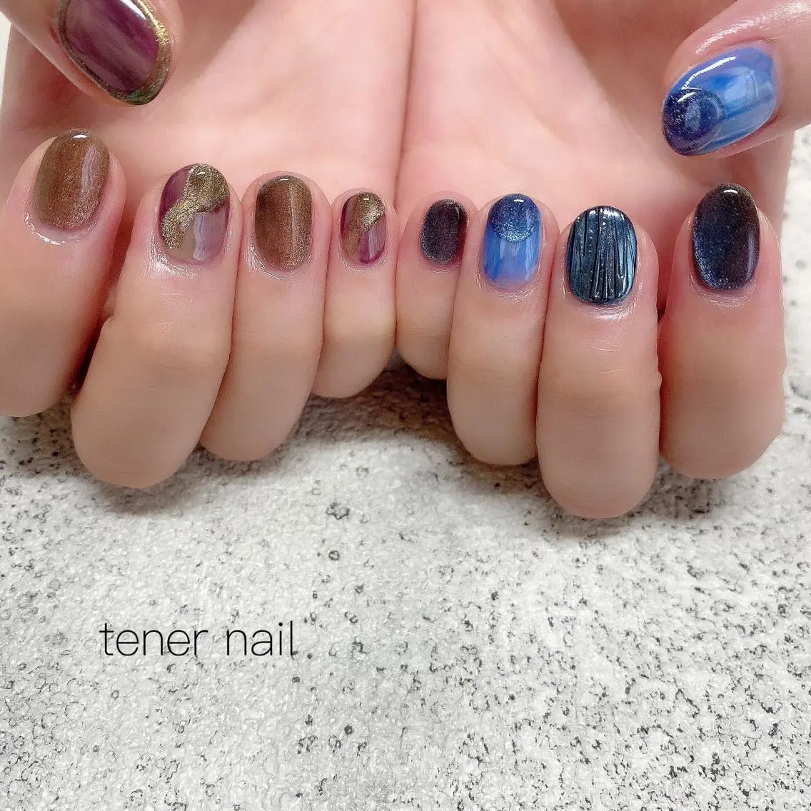 ネイル マグネットネイル テネルネイル tener nailのネイルデザイン