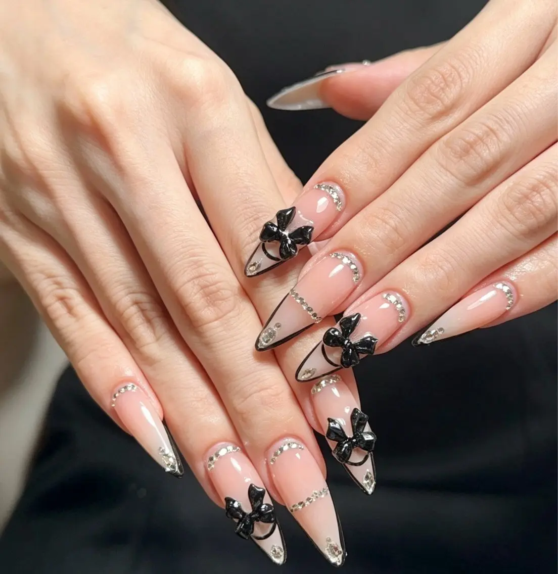 ネイル 長さ出し ロングネイル 持ち込み スカルプネイル スーパーロングネイル ハンドネイル Plouta Nailsalonのネイルデザイン
