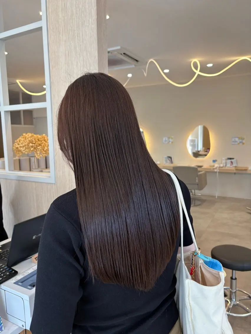 ロング カラー グレージュ ラベンダーカラー ラベンダーグレージュ ラベンダーグレー カット ヘアカラー レイヤー/透明感/髪 質改善/メンズ/佐藤のヘアスタイル