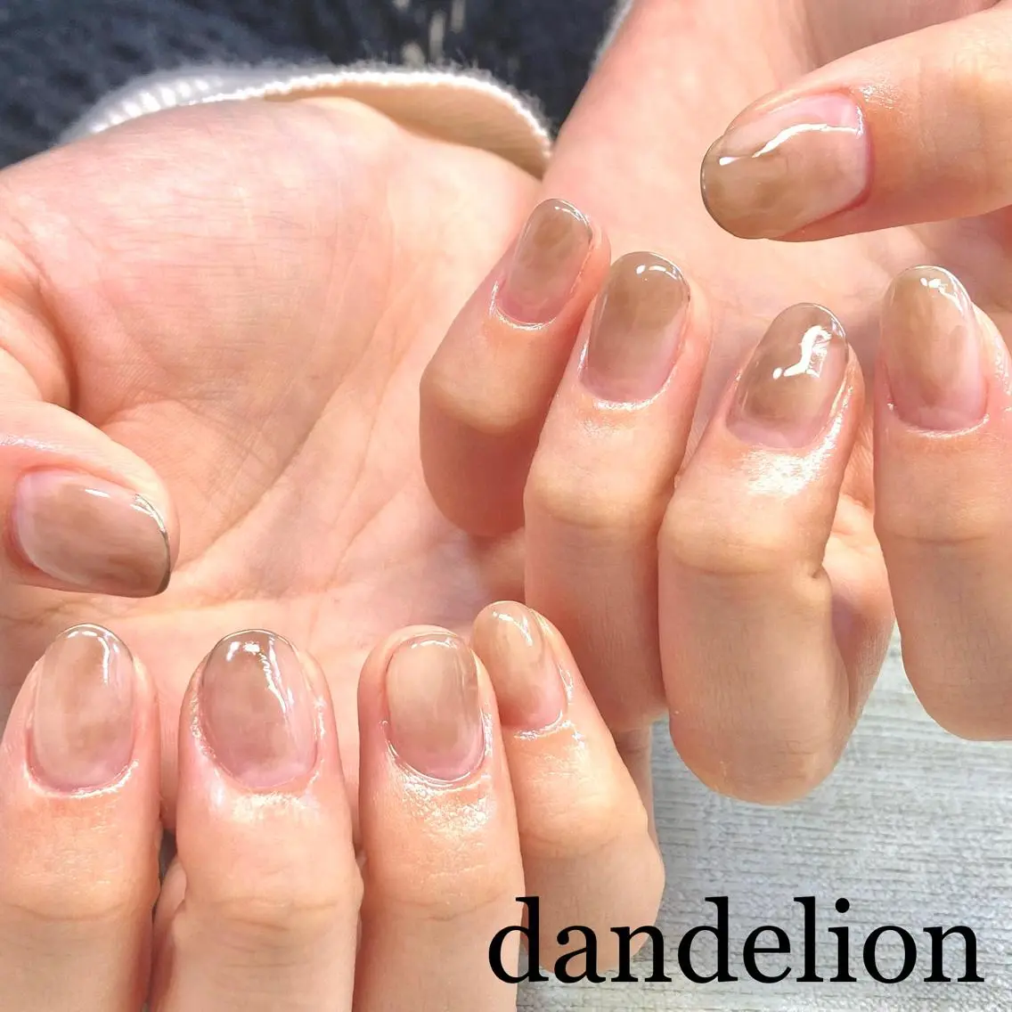 ネイル ハンドネイル ハンドケア dandelion ダンデライオンのネイルデザイン