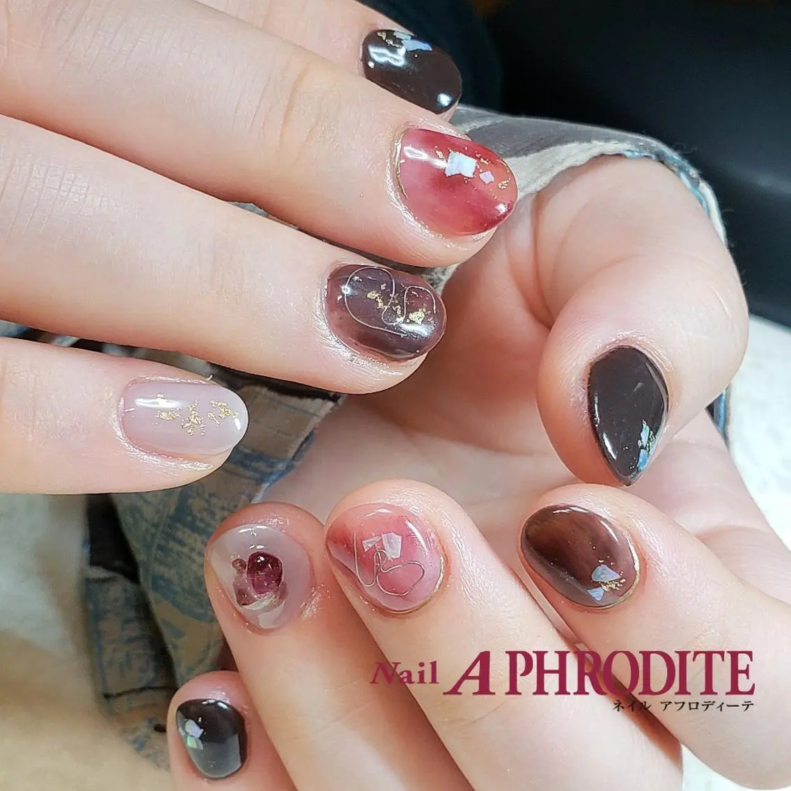 ネイル ニュアンスネイル Nail Aphroditeのネイルデザイン