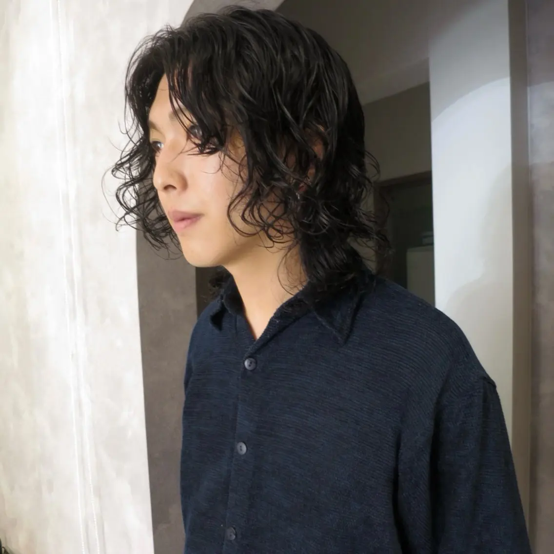 パーマ メンズ メンズパーマ カット パーマ yuma/透明感カラ ー/似合わせカットのヘアスタイル