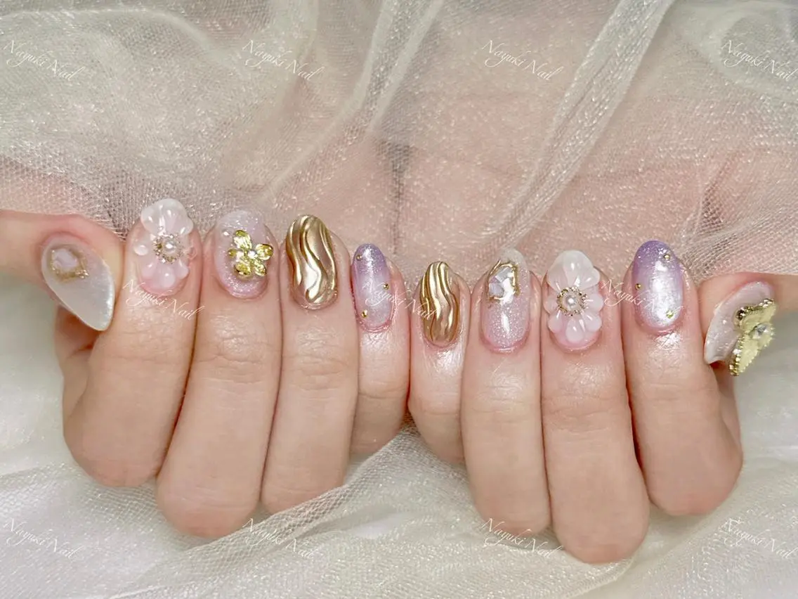 ネイル 🎀 moo~ 🎀のネイルデザイン