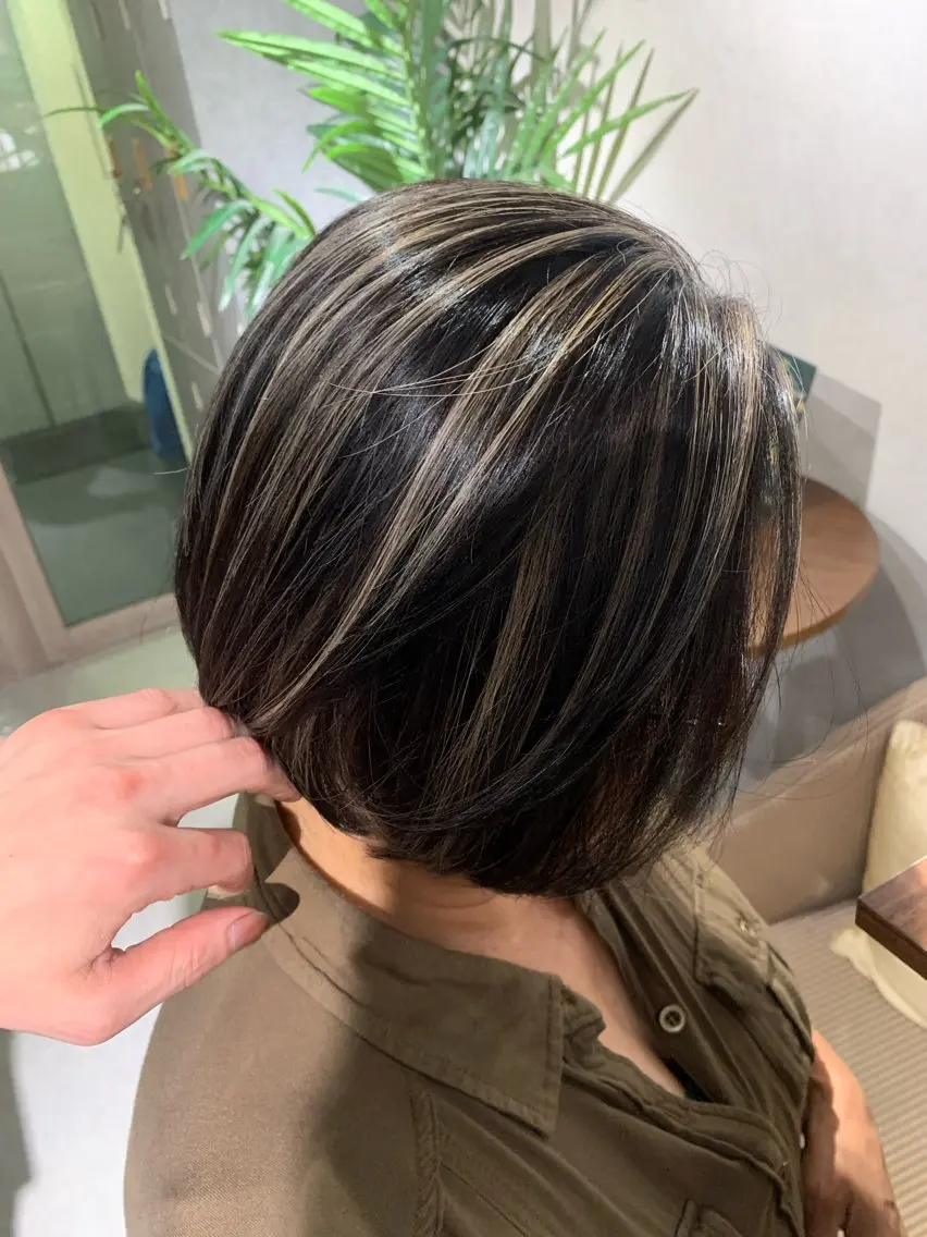 ショート カラー ヘアカラー トリートメント カラーなら川嶋宏旭✨ salonLEPIAのヘアスタイル