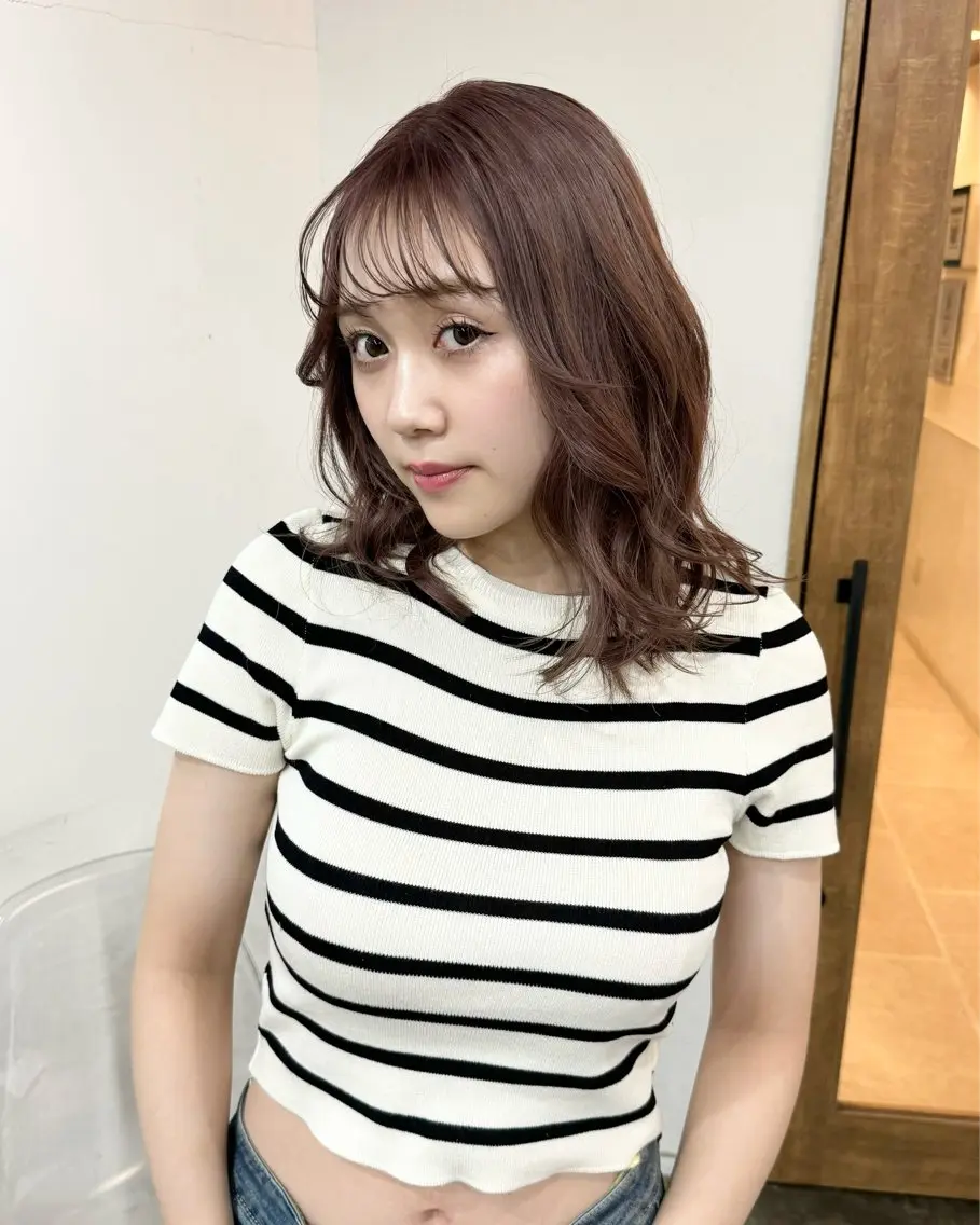 ショート カラー エクステモデル募集 💗大阪梅田/川上のヘアスタイル