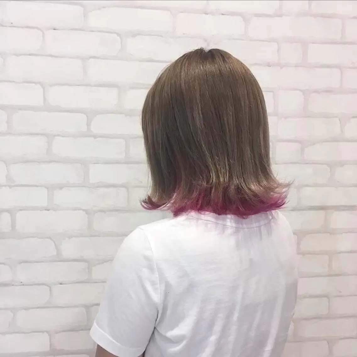 カット+インナーカラー+トリートメントの写真