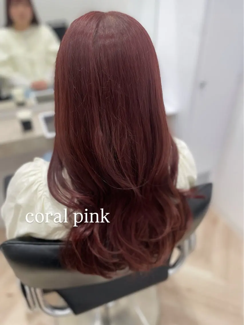 カット✂️➕ブリーチなしダブルカラー💜の写真