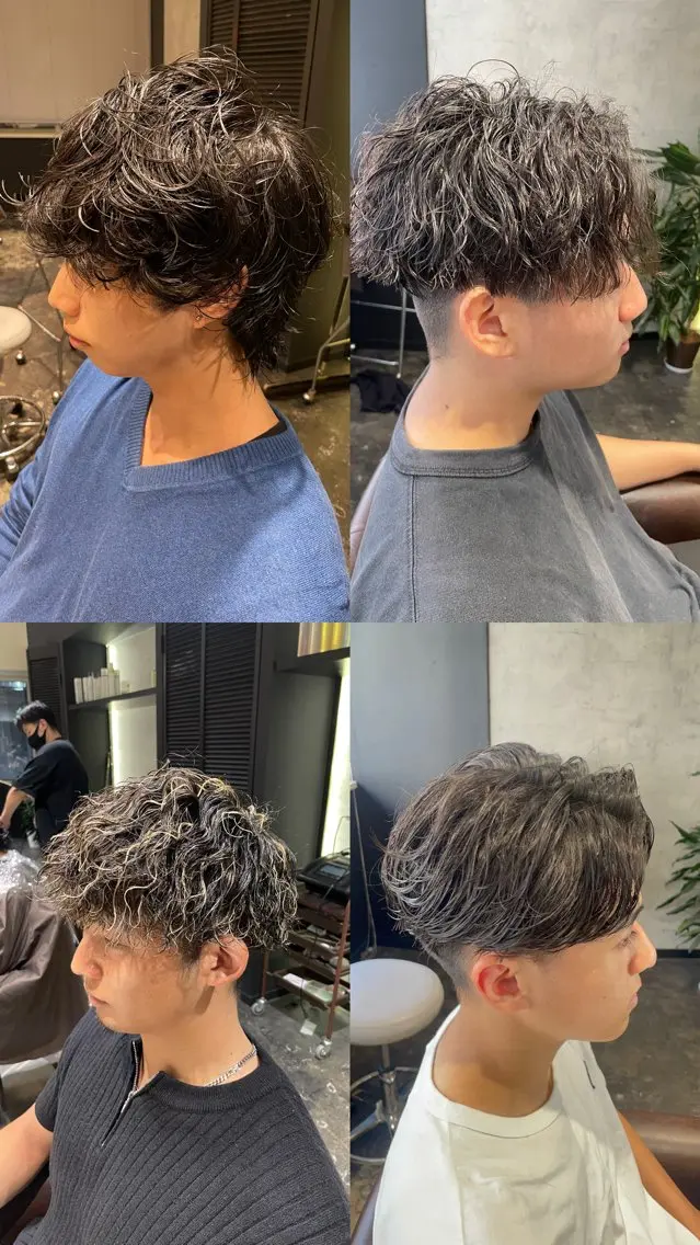 パーマ メンズ カット パーマ 💈メンズ職人 ルキト💈のヘアスタイル