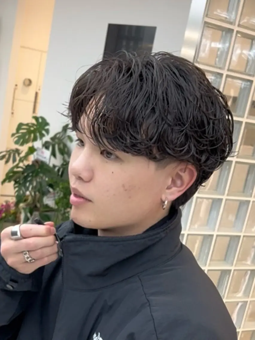 パーマ メンズ ゆきえ🤍 fifth/パーマ‪のヘアスタイル