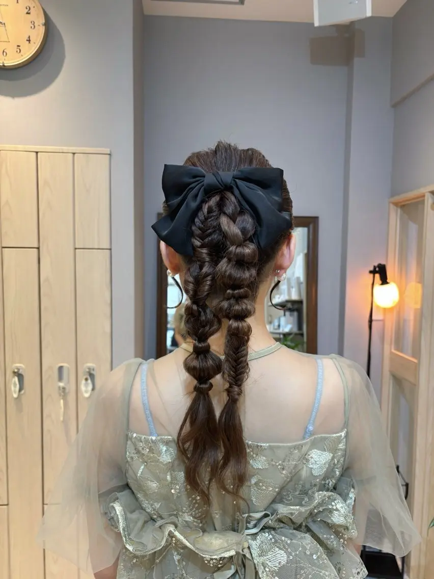 ロング ヘアセット セト ナツミのヘアスタイル