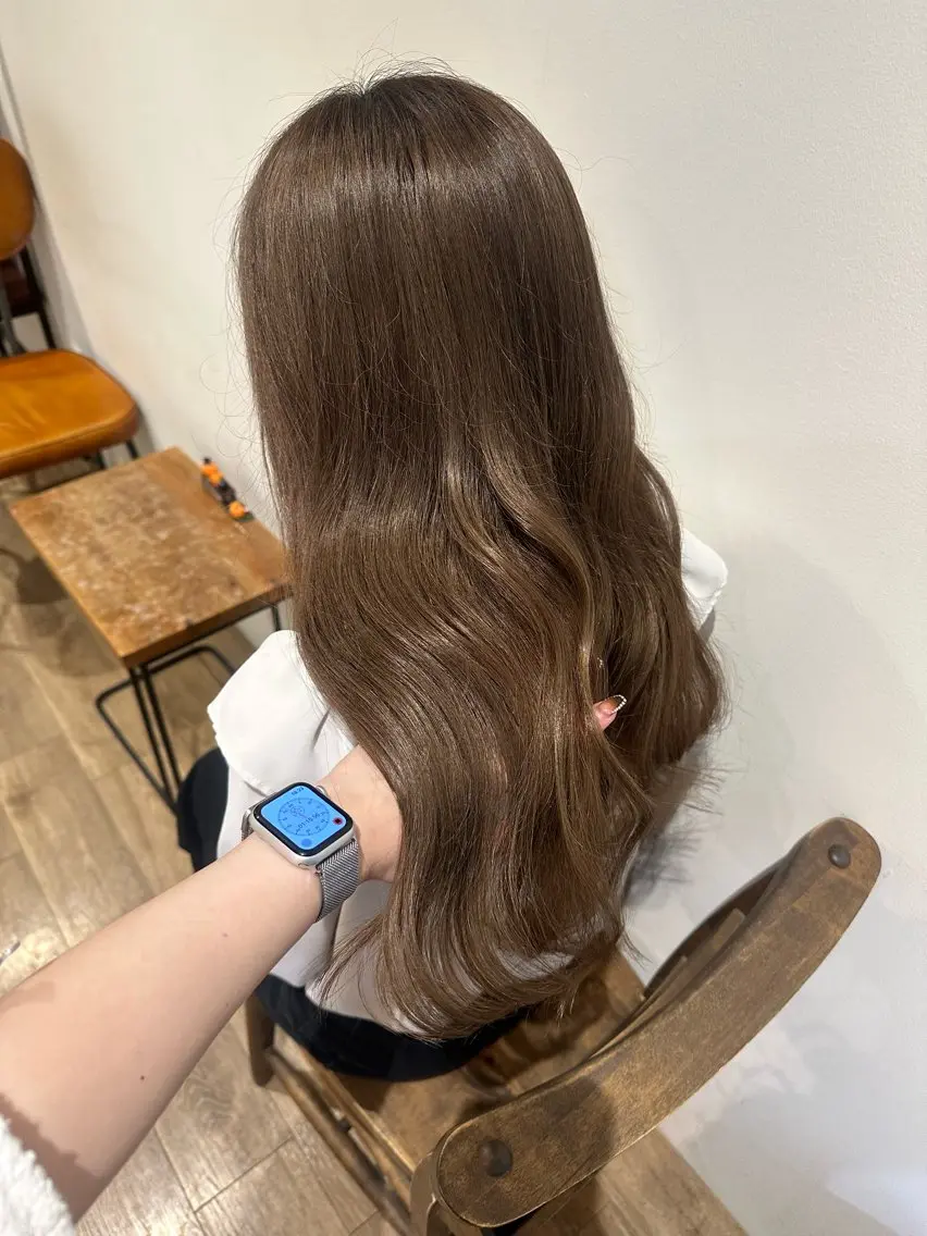 ロング カラー ヘアアレンジ カット ヘアカラー トリートメント Himawari♡ 柔らかいカラーのヘアスタイル