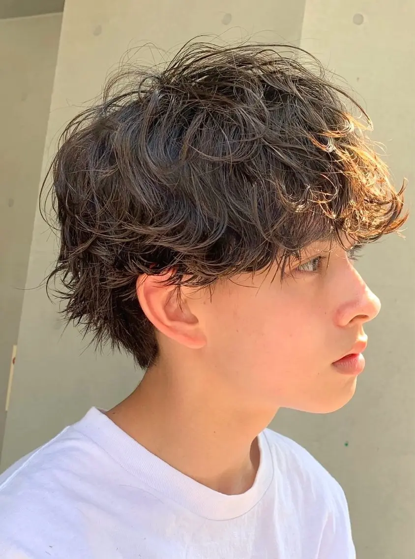 パーマ カット パーマ 【fifth】パーマ 支持率⭕️松田優斗のヘアスタイル