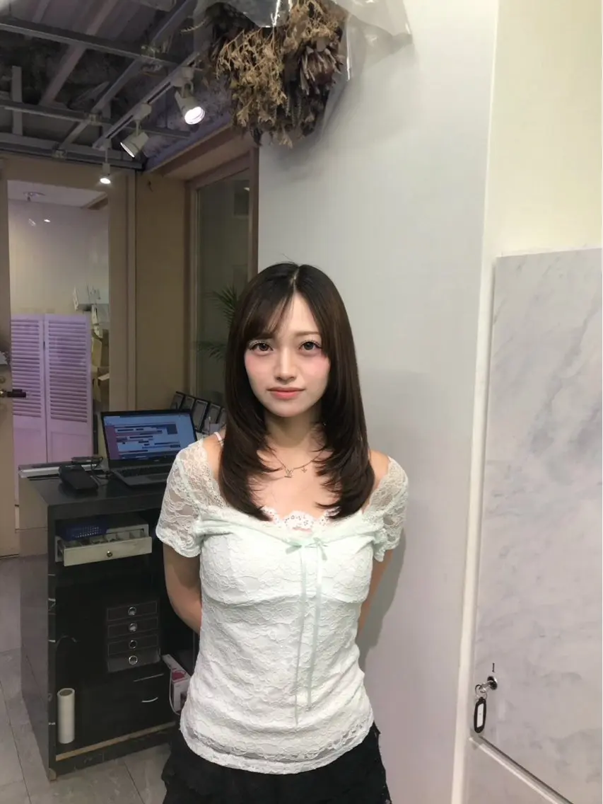 セミロング トリートメント Rirua 🩷のヘアスタイル
