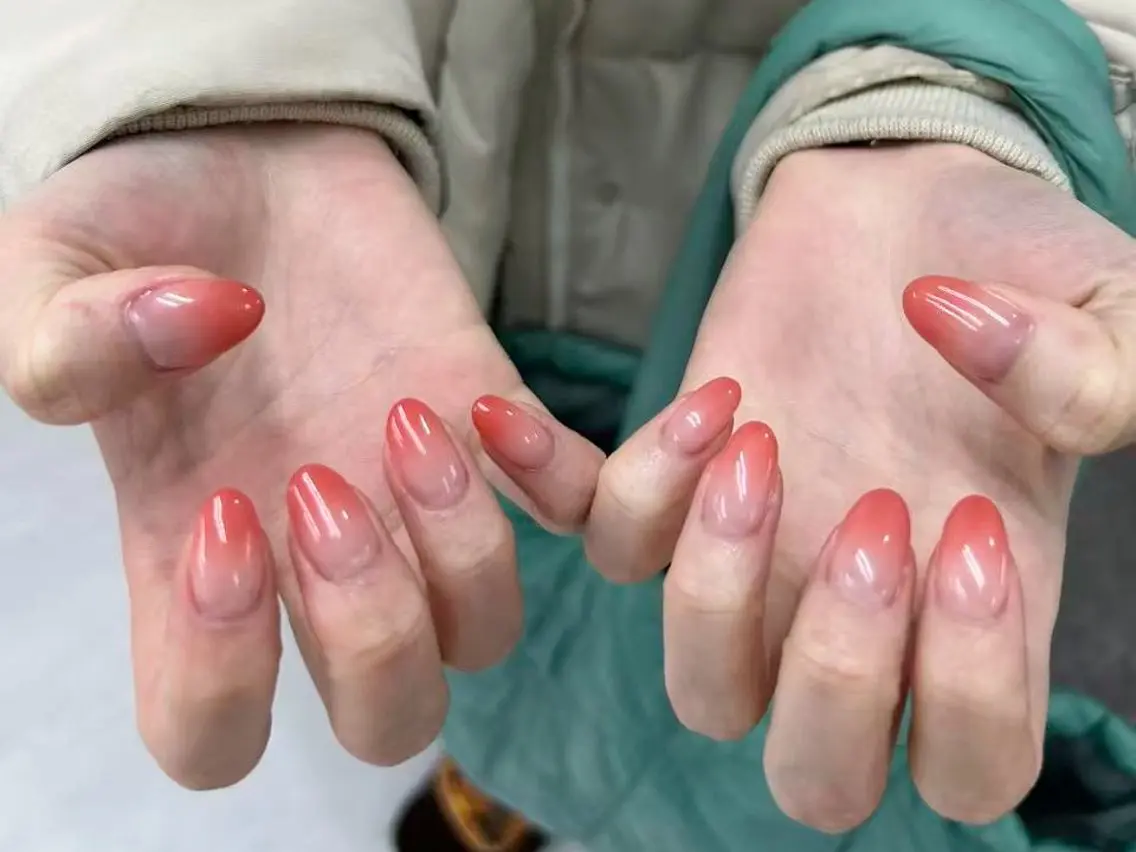 ネイル アートネイル フットネイル フレンチネイル ジェルネイル グラデーション ハンドネイル EGAO NAIL 錦糸町店のネイルデザイン