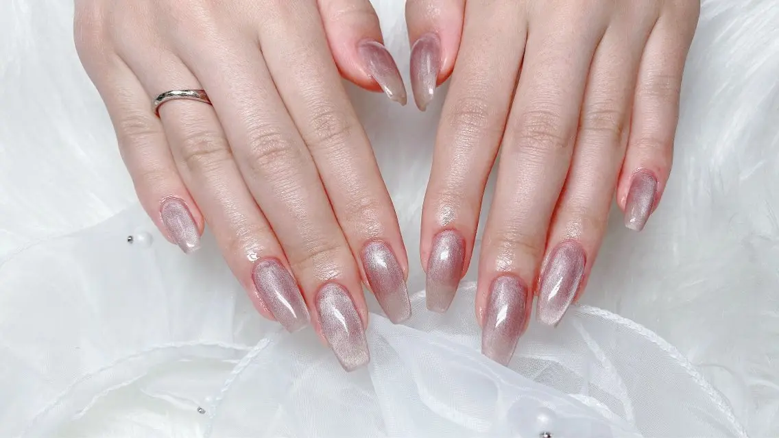 ネイル 長さ出し フットネイル ジェルネイル 韓国ネイル マグネットネイル Nail Ann【西川口店】のネイルデザイン