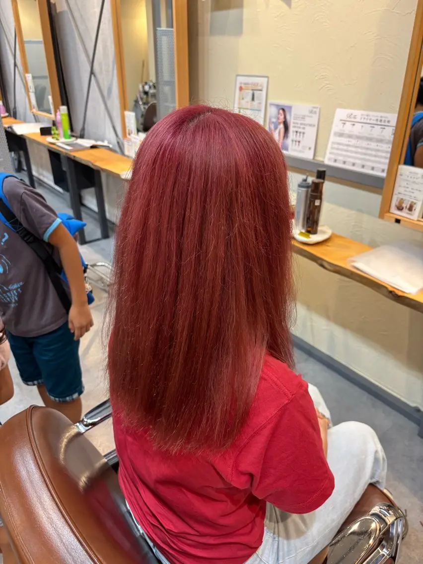 カラー ピンクカラー 相馬 静香のヘアスタイル