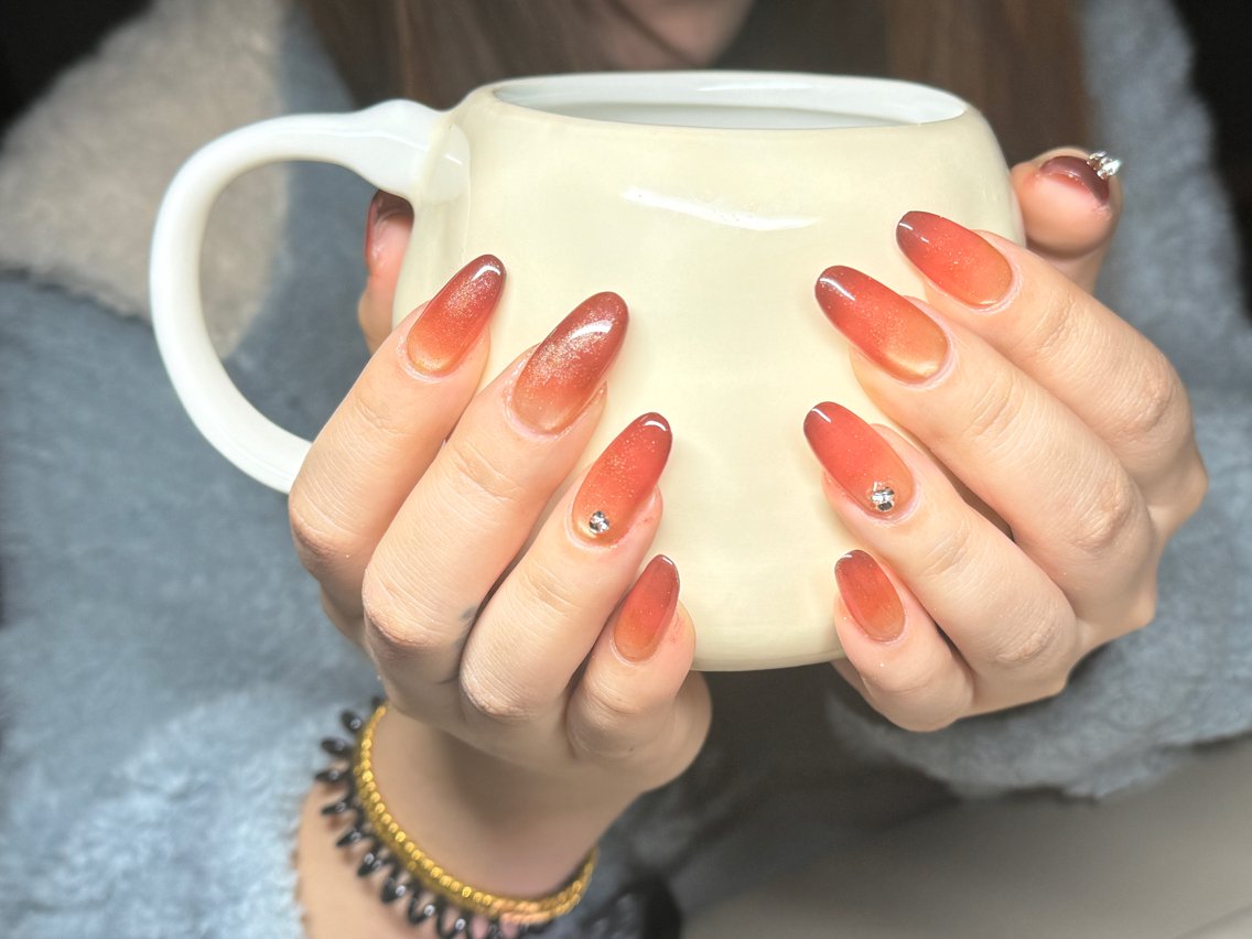 ネイル キラキラネイル マグネットネイル ハンドネイル W Nailのネイルデザイン