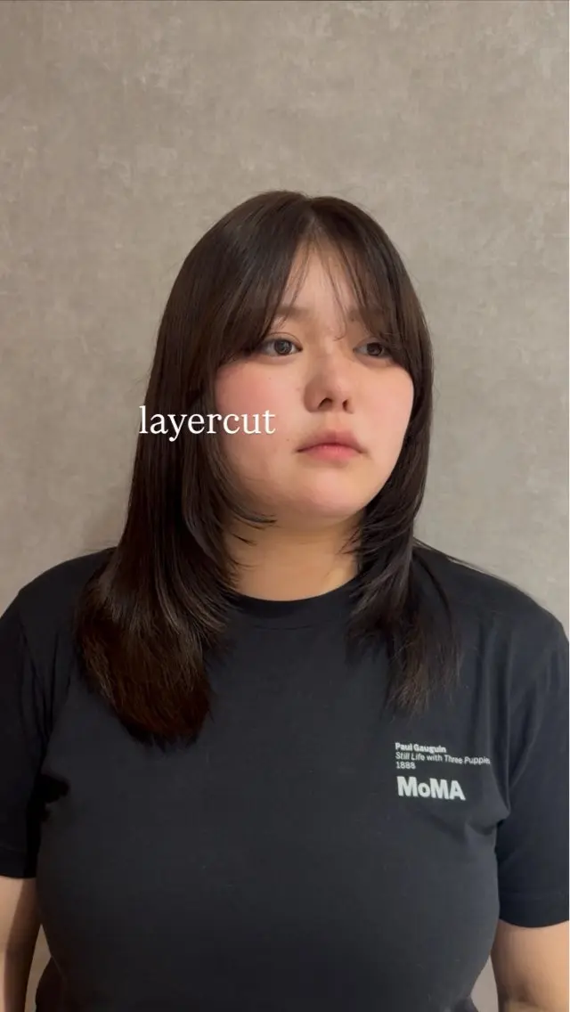 セミロング 💎寒色特化💎 透明感カラーみきのヘアスタイル