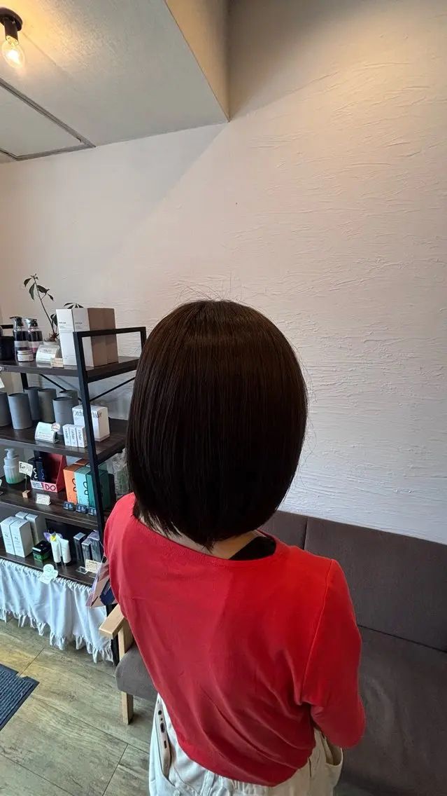ショート 角田 癒音のヘアスタイル