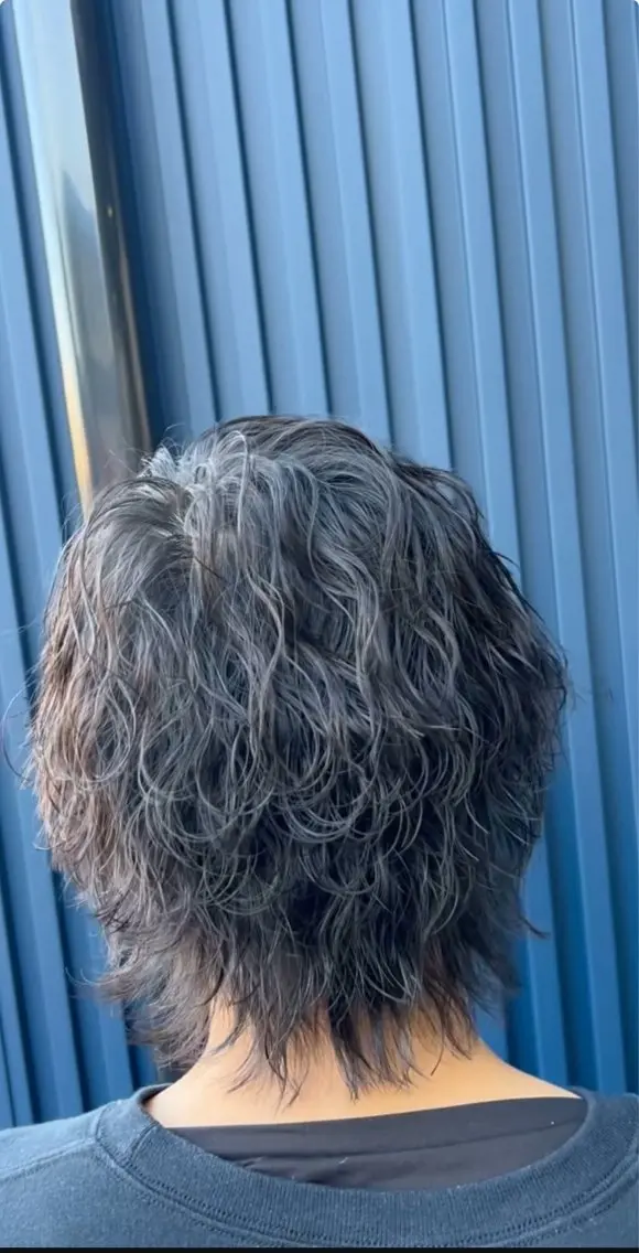 パーマ メンズ パーマ 河野 敬之のヘアスタイル