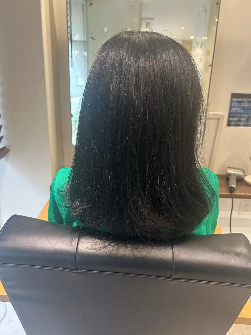 セミロング 江川 輝星のヘアスタイル
