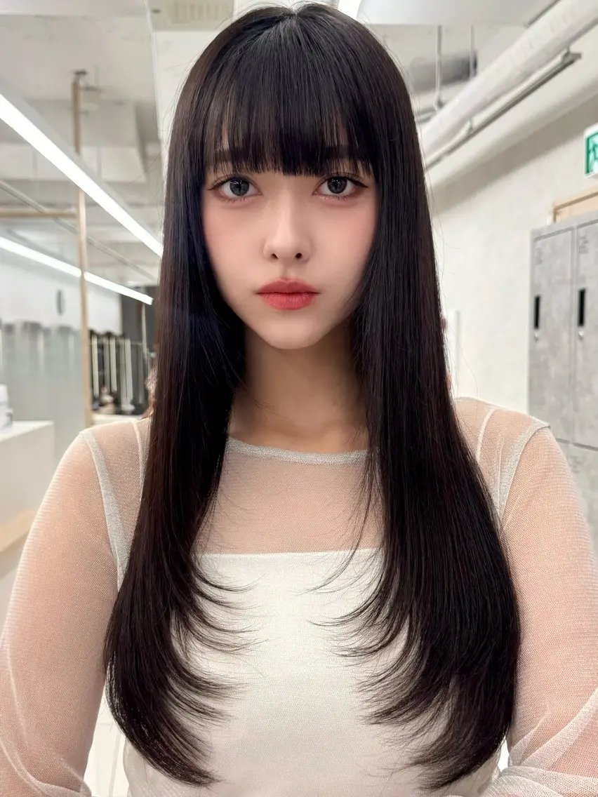 🌟🖤就活生にオススメ🖤🌟暗染めカラー【ロング料金あり】の写真