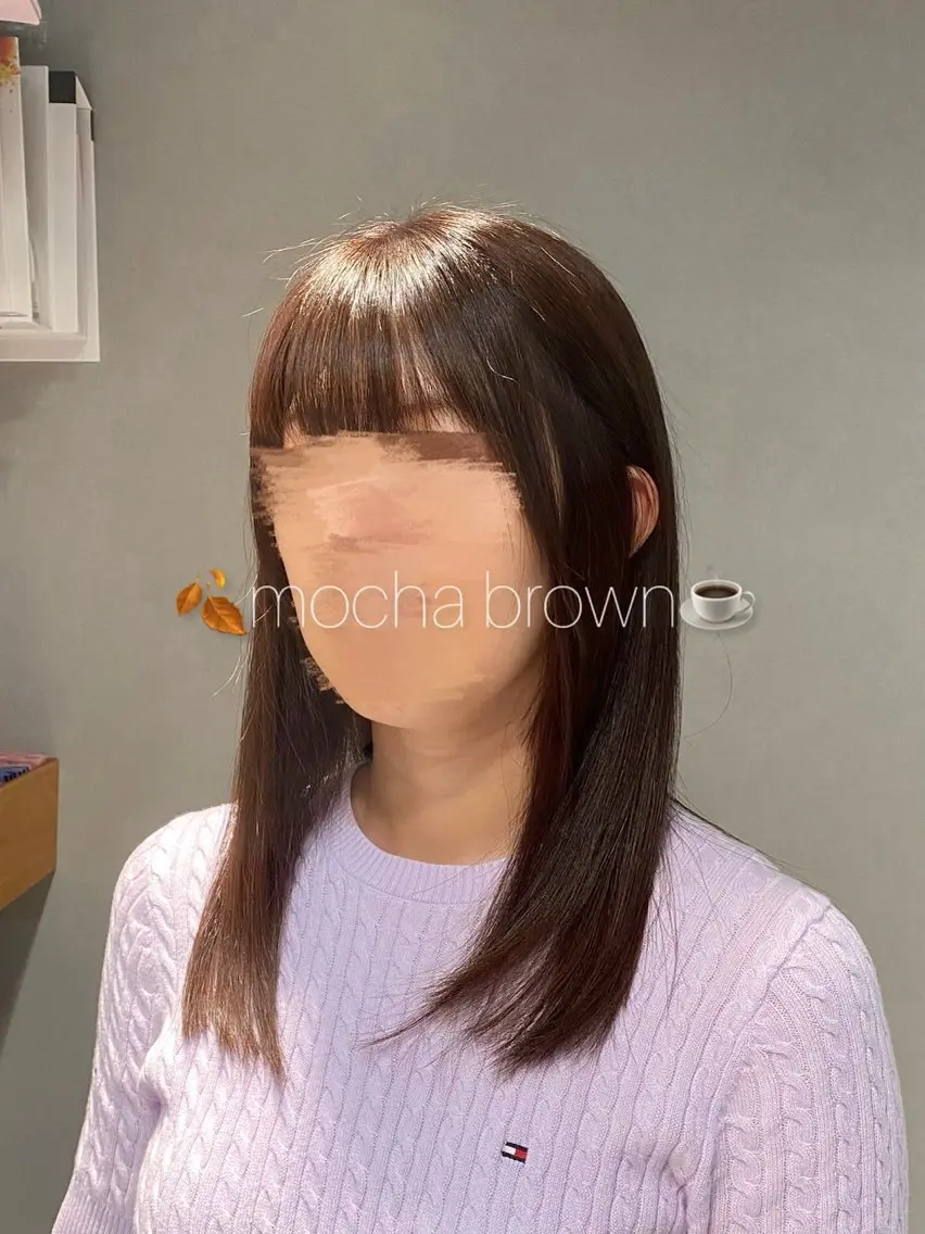 🩵カット💇🏻‍♀️＋うる艶カラー🫧＋選べる髪質改善トリートメント🌱🩵の写真