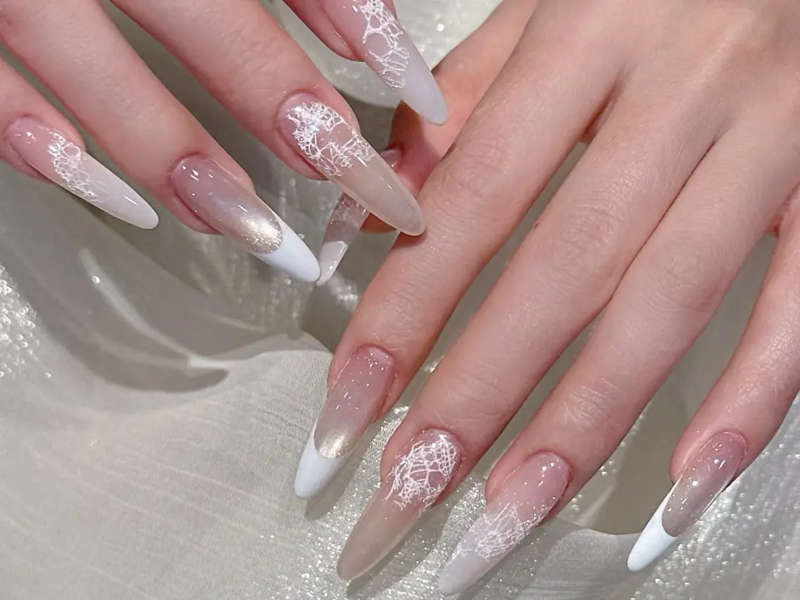メンズ ネイル メンズ韓国風 アートネイル オーロラネイル チークネイル 長さ出し ハンドネイル NEW NAIL 池袋のネイルデザイン